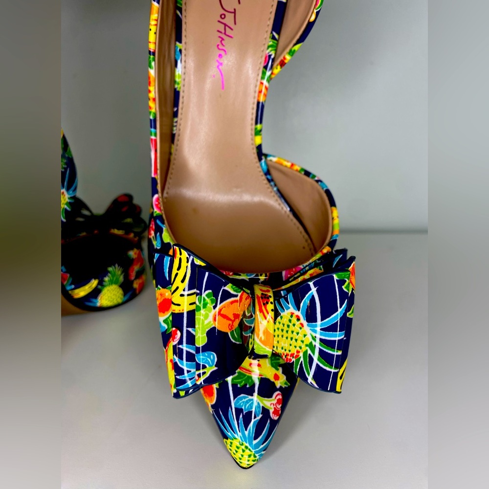Betsey Johnson Fruit Print Prince Pumps